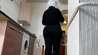 The Mature Stepmom'S Wide Hips Were Craving Anal Sex In This Homemade Video