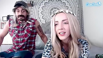 Small-Titted Webcam Star Carol Baskin Gets Wild With Joe Exotic In Tiger-Themed Parody