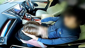 A Japanese Wife Goes To The Gym With Her Husband, But Stops For Adulterous Sex With Another Man In The Car