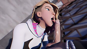 Get Ready For A 3d Deepthroat Adventure With The Hottest Spider-Gwen