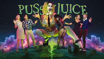 Mochi Mona Leads A Kinky Orgy In Beetlejuice Xxx Parody