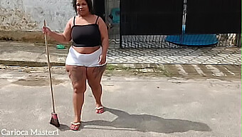 Bbw Beauty Receives A Surprise Visit From Her Neighbor And Gets A Drink Of Water