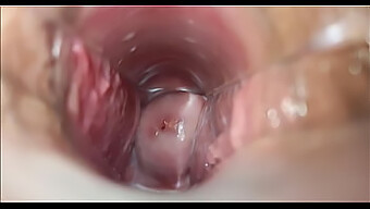 Close Up Of A Woman Achieving An Orgasm In Her Vagina