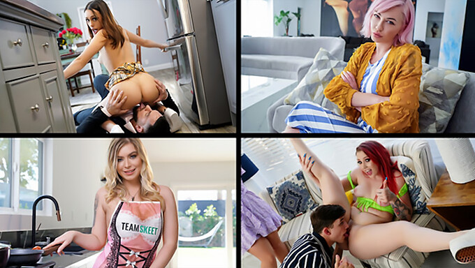 De Meest Verleidelijke Compilatie Van Gezichtsonderdompelingen Met Jane Wilde, Arietta Adams, Adira Allure En Sera Ryder