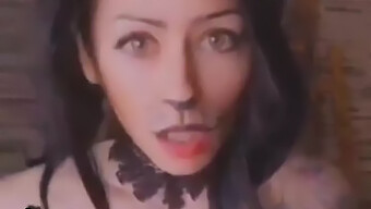 Milf In Cat Costume Gets Tattooed And Shows Off Big Natural Tits