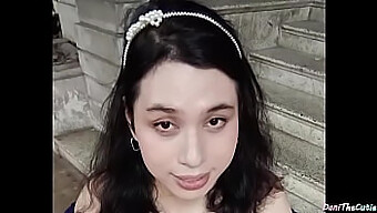 Danithecutie, Tranny Pinay Seksi Menunjukkan Kecantikan Dan Kegenitannya Di Toilet Umum.